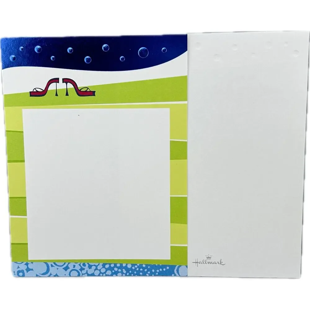 Hallmark 10 Blank Shoe Invitations with Envelopes Decorated Sleeves Instructions